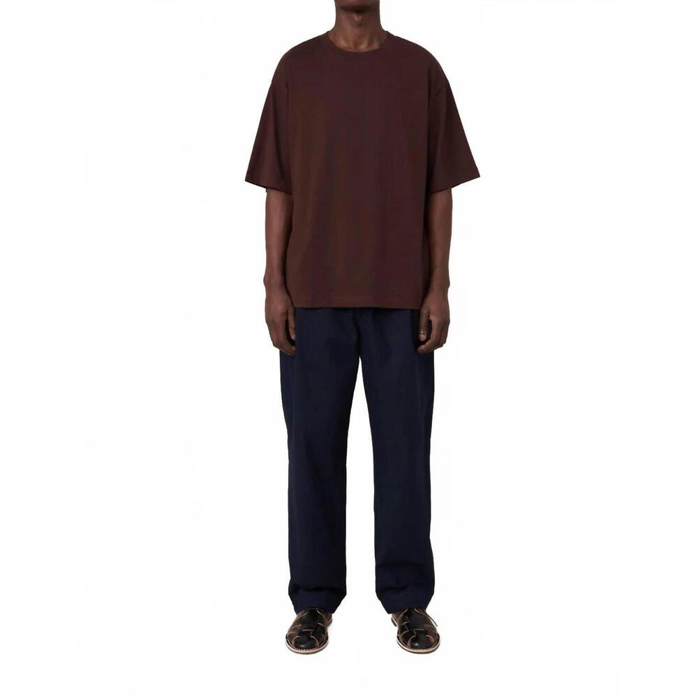 NEW KOWTOW box tee in mahogany